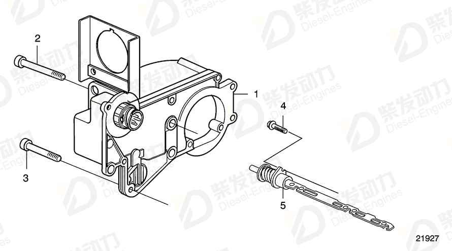 VOLVO Hex. socket screw 20459903 Drawing